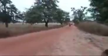 Après avoir contrôlé un certain temps la ville de Loulouni, dans le sud du Mali, le JNIM retire ses forces. Le militant qui filme explique qu'il ne peut pas filmer tous les combattants car ils sont trop nombreux, et qu'ils étaient venus combattre les milices Dozo progouvernementales, mais que la plupart d'entre eux ont fui.