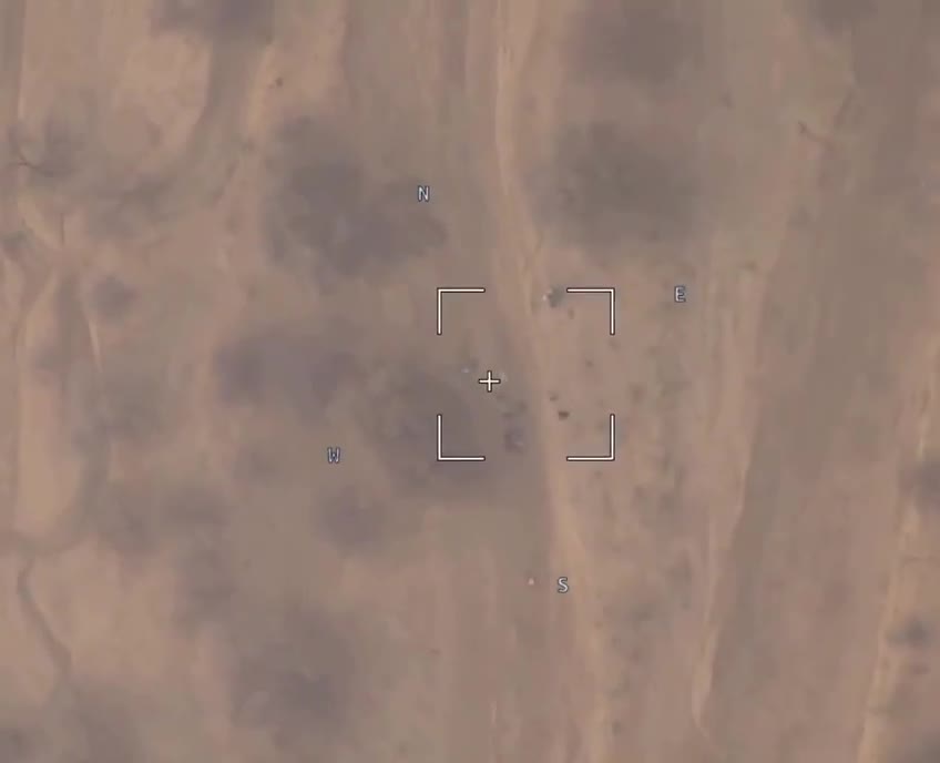 The Malian army carried out an airstrike on militants traveling by motorcycle in the Ménaka region